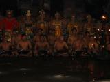 finished Kecak dance  (after dance, went to eat at Tumak, Nasi Goerng and banana lassie 30,000 Rp)