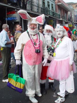THE EASTER BUNNY, SANTA CLAUS AND TOOTH FAIRY-AVERAGE AGE 78