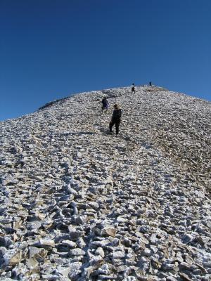 Pushing to the summit