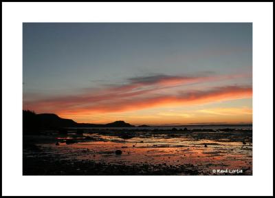 Coucher de soleil au Bic