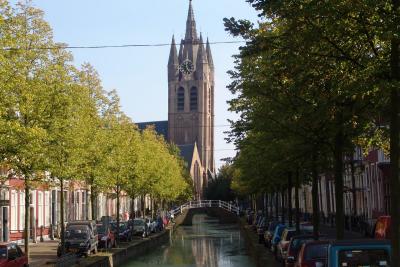 The old Delft church