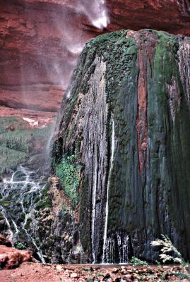 Ribbon Falls, along North Kaibab Trail