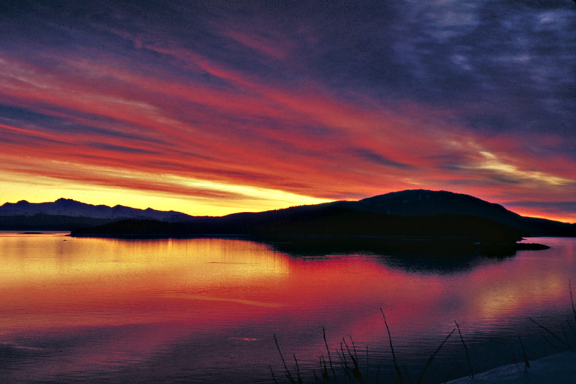 Sunset in Alaska