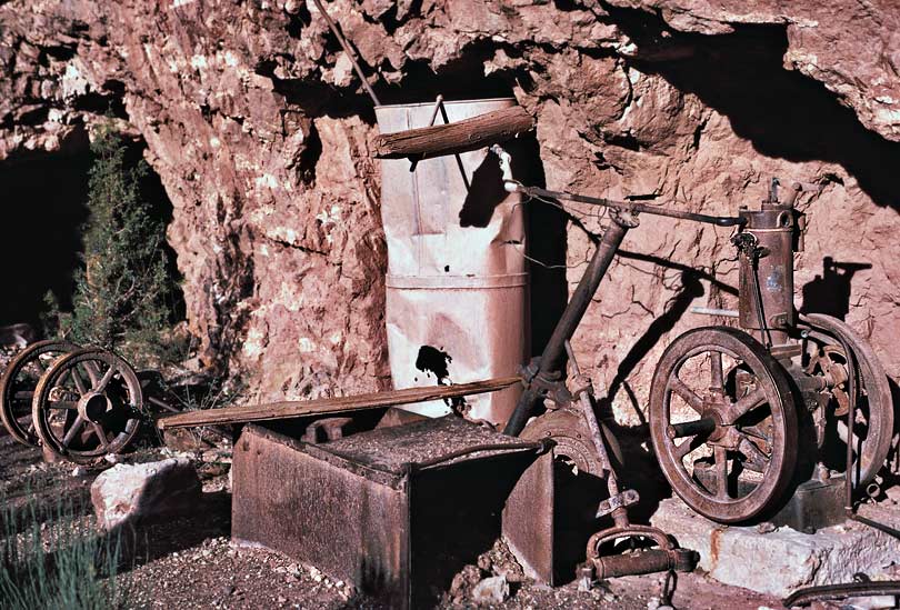 Old mine equipment