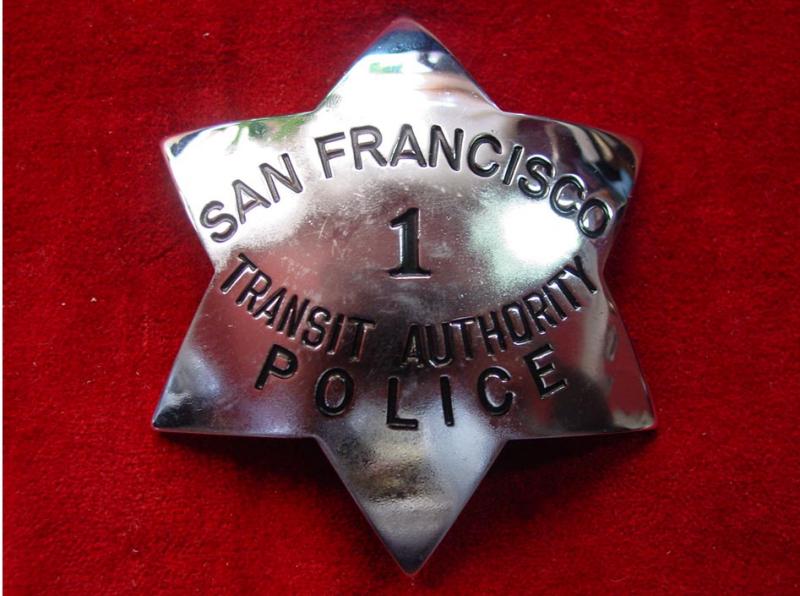 sf transit authority the first badge before muni police