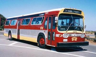 1970's restored muni bus