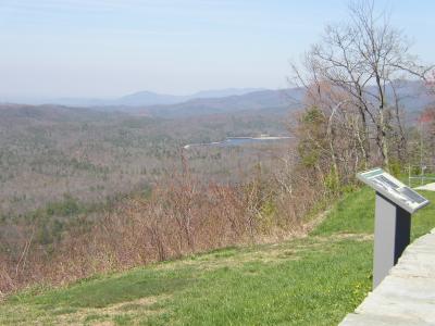 Overlook on the Tennessee side looking southwest