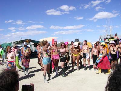 Pam Exhorts the Riders