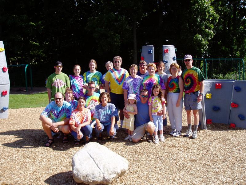 The climbing wall is dedicated to Benjamin