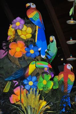 L A County Fair Parrots & Flowers