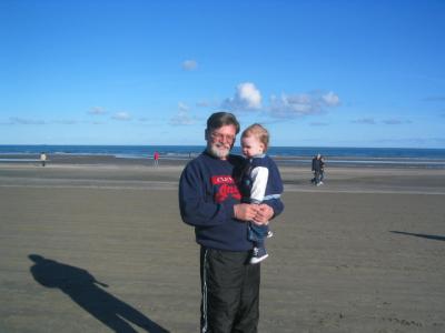 Sean & Sean on beach at Meath