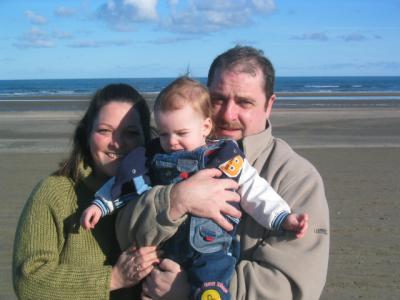 The Behan's on the beach