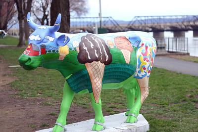 Ice cream cow