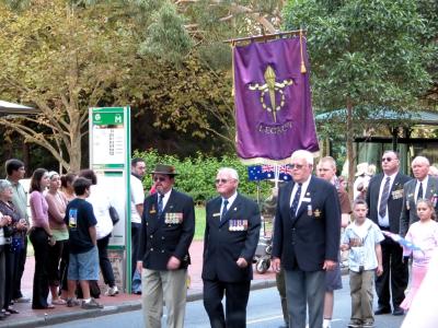 Members of Anzac Parade