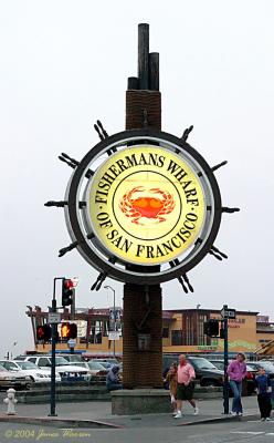 Sign at Fisherman's Wharf