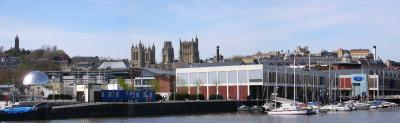 Bristol Skyline Pano (3 pics)