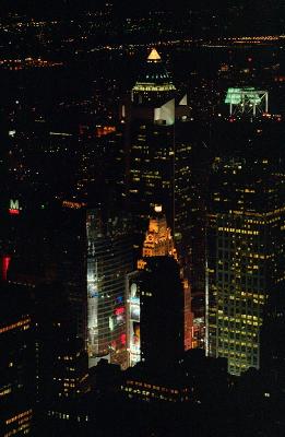 Times Square, seen from Empire State Building