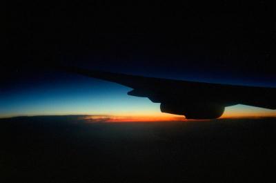 Sunset at 30000 feet