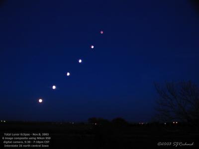 Total Lunar Eclipse - Nov. 8, 2003