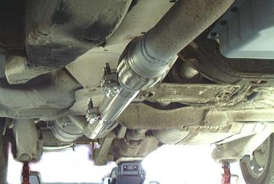 the new exhaust system
