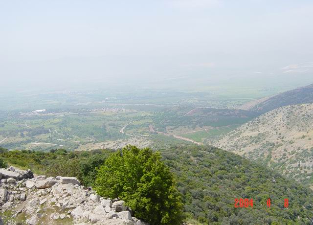 view from nimrod fort