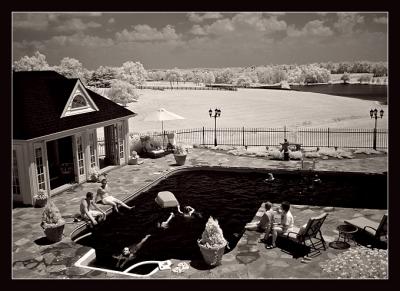 L - shaped pool by Katherine Kenison
