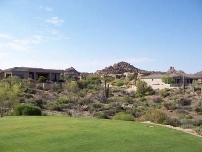 Houses around course at Troon