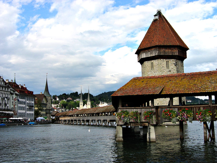 Kappelbruche (Chapel Bridge) Scene