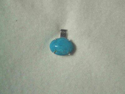 Howlite is often dyed to imitate turquoise. SOLD
