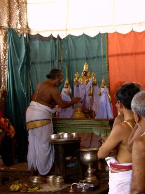 upacharams to parathasarathi before thirumanjanam