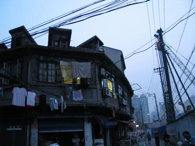 Old Shanghai Corner at Dusk