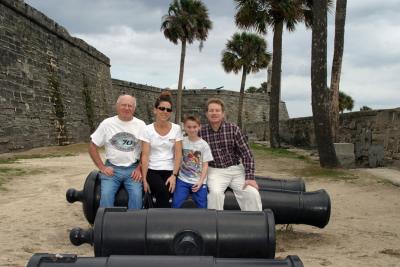 At the fort