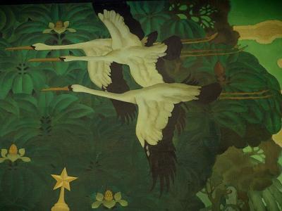 detail of South Texas Room mural