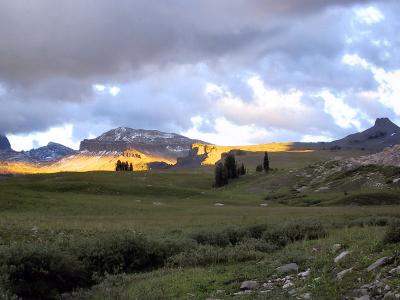 Teton Bench Sunset