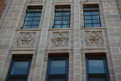faces in relief
