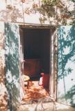 door to garden in Caunes-Minervois