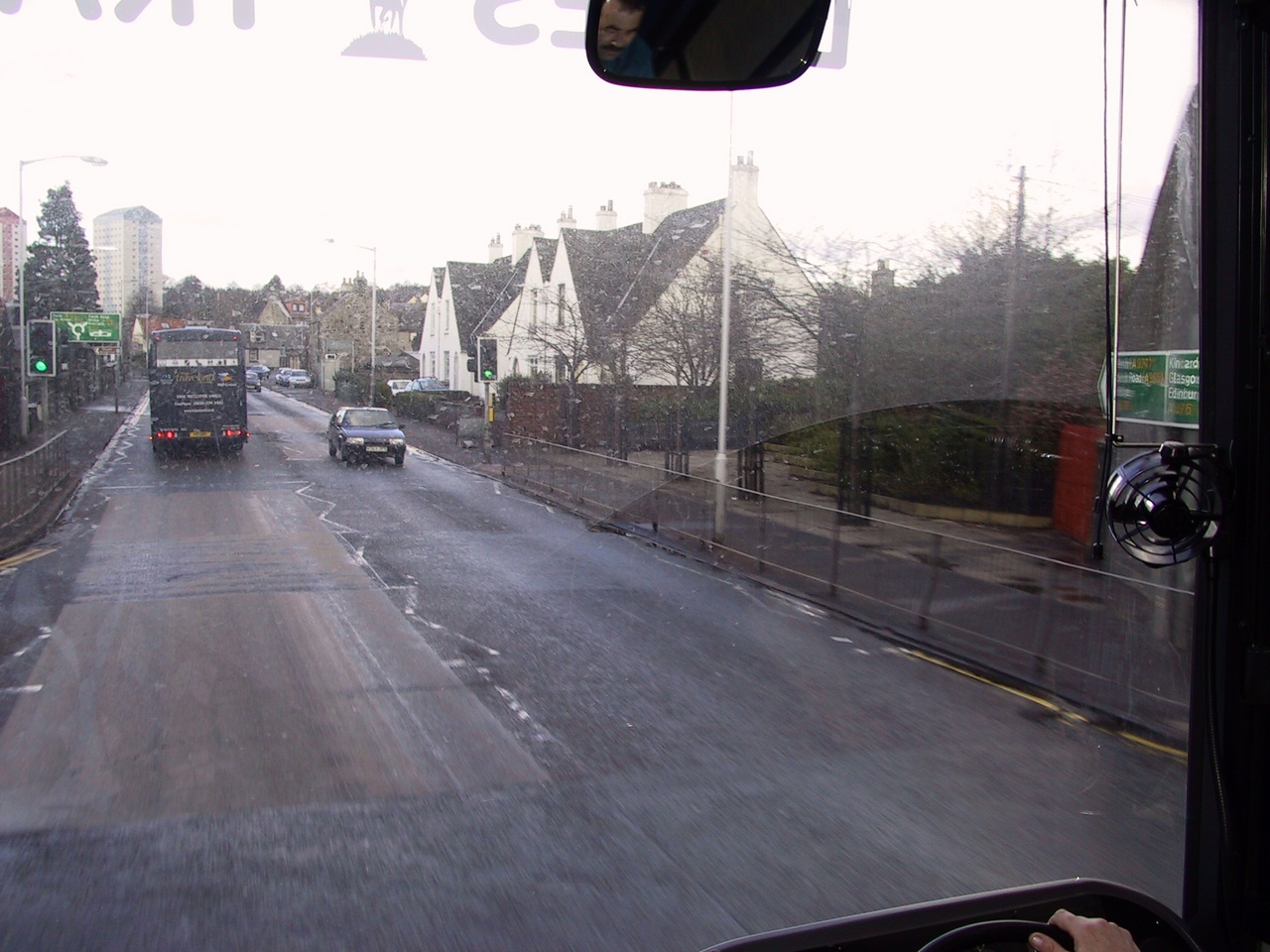 Scottish streets with those crazy white lines!