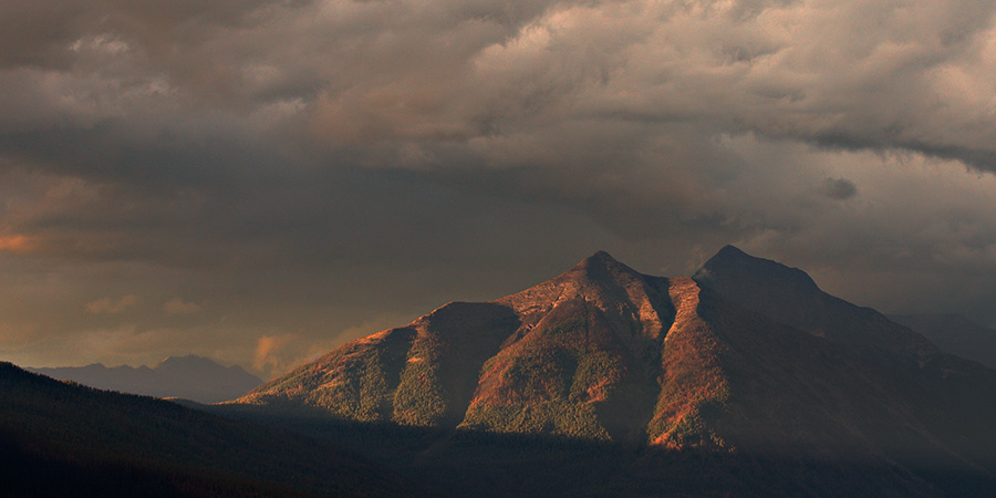  Lake McDonald Stormy Sunset