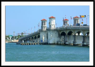 The bridge over the Intracoastal Waterway in St. Augustine, Florida.