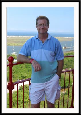 Dave at the top of the St. Augustine Lighthouse.