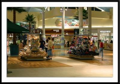 The inside of the new Coastal Grand Mall in Myrtle Beach, largest indoor mall in South Carolina.