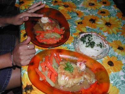 Nuria's Fish Stuffed With Shrimp