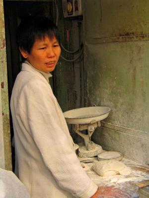 Female baker