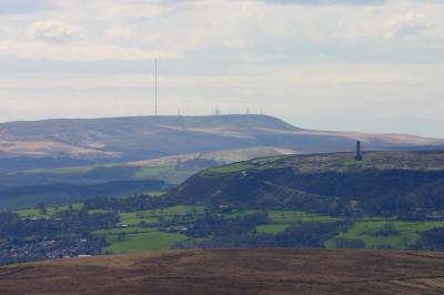 Winter Hill and Holcombe Hill from Knowl Hill