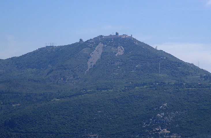 Mount Agel above Monaco