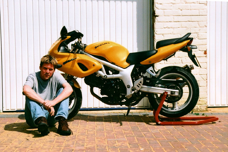 Me with Suzuki SV650s
