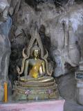 Buddha Statue in a Cave
