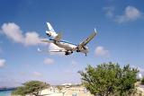 KLM MD-11 Landing Over Windsock Beach