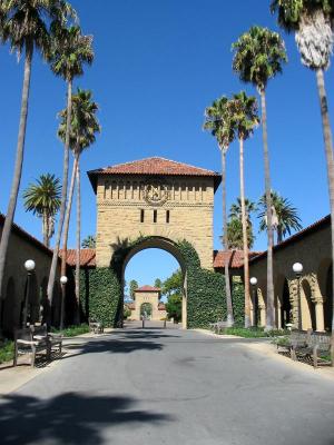 Into the Main Quad, Stanford University