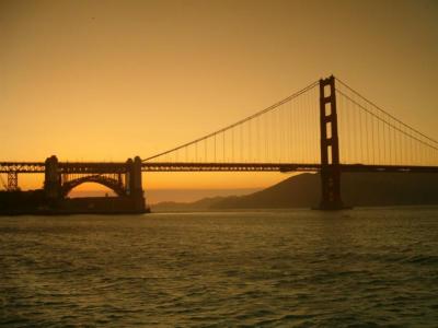 Filtered light, Golden Gate Bridge, Golden Gate National Recreation Area, San Francisco, California